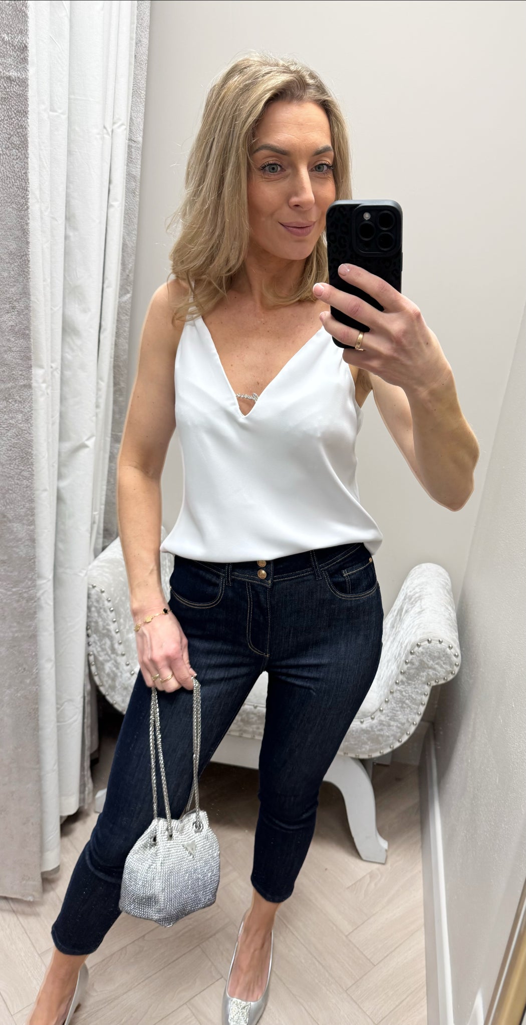 Guess shape up Capri skinny jeans W5GA80D5B43
