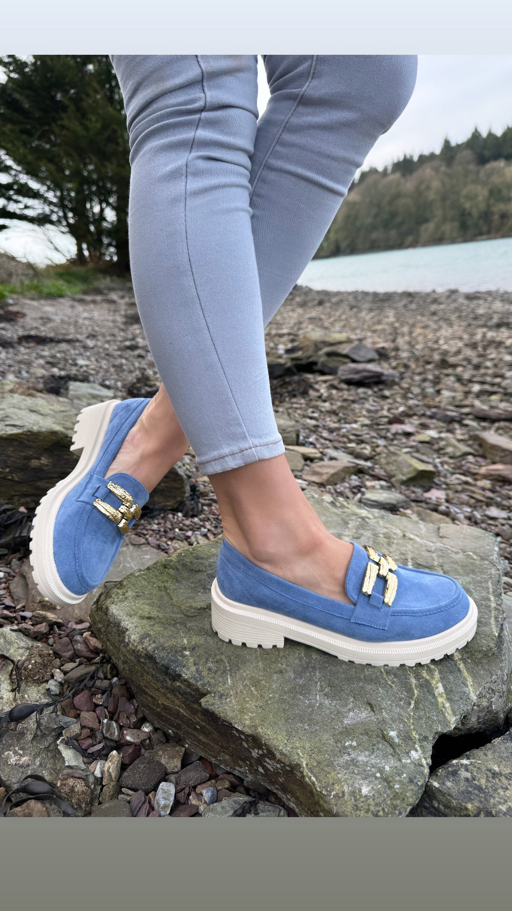 Chillink one aqua  loafer