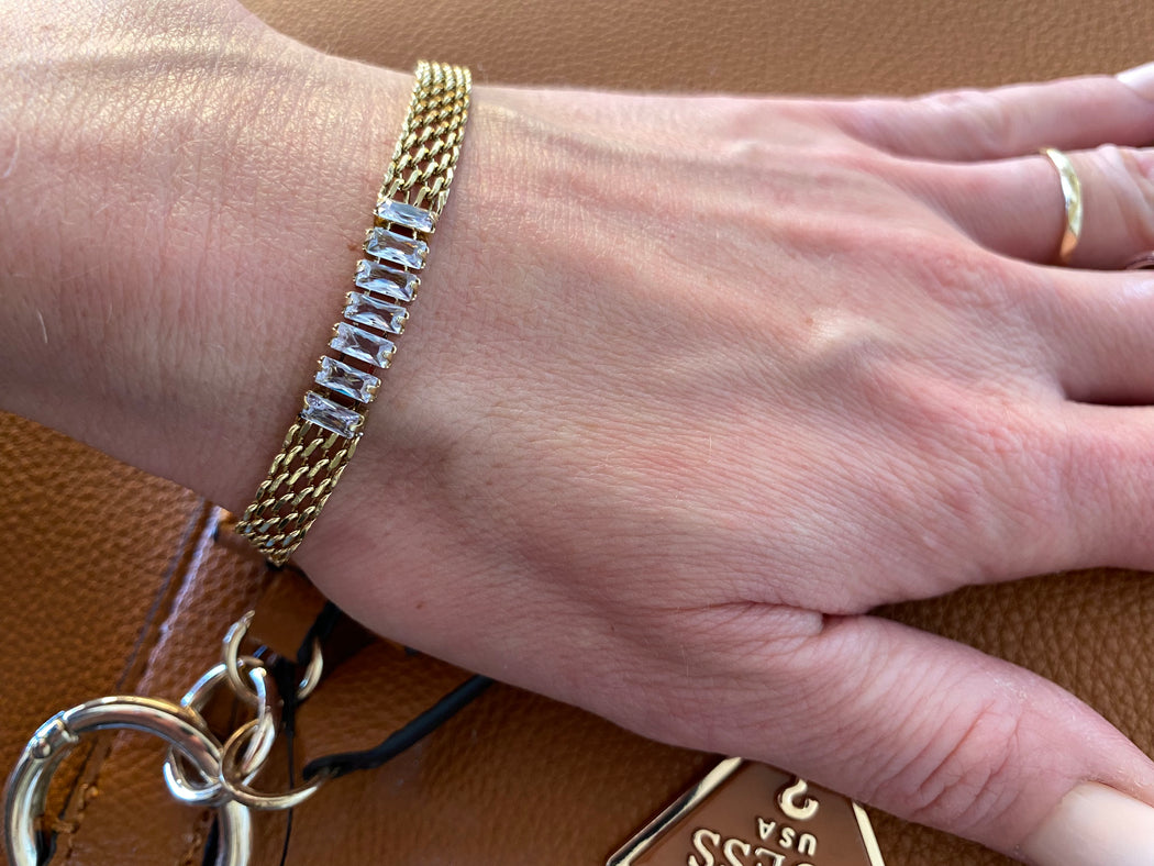 R460BSF CLEAR MESH BRACELET
