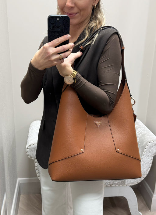 Guess 2in1 Darcy cognac bag BG991402