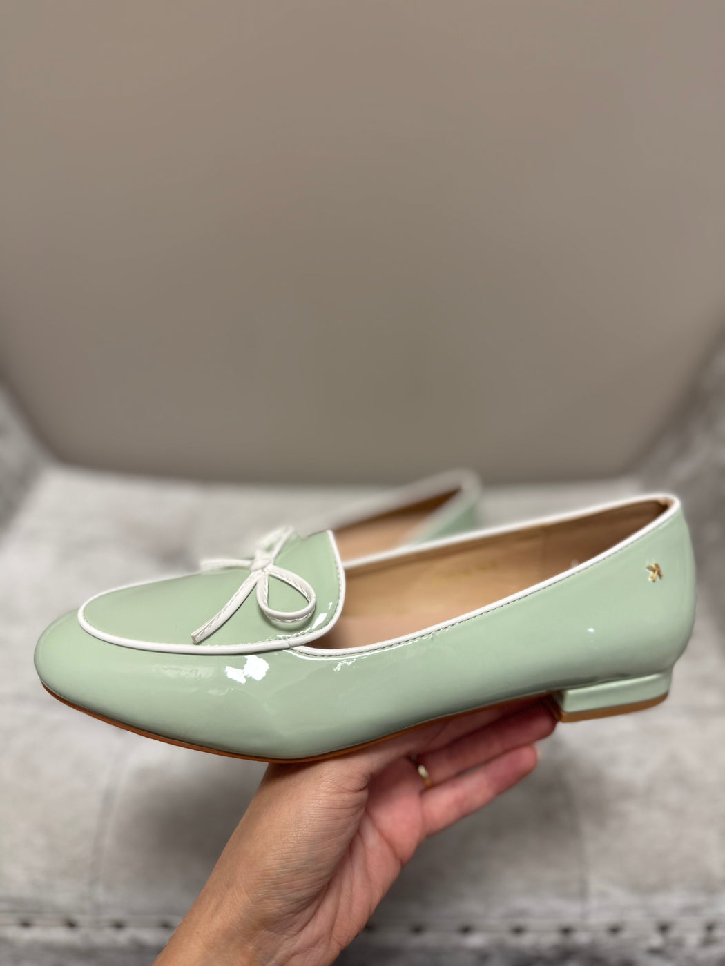 Flitton mint shine loafer