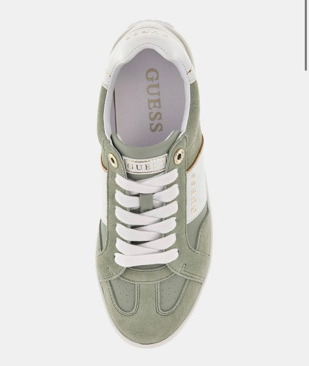 Guess green trainers FLJRO6SUe12