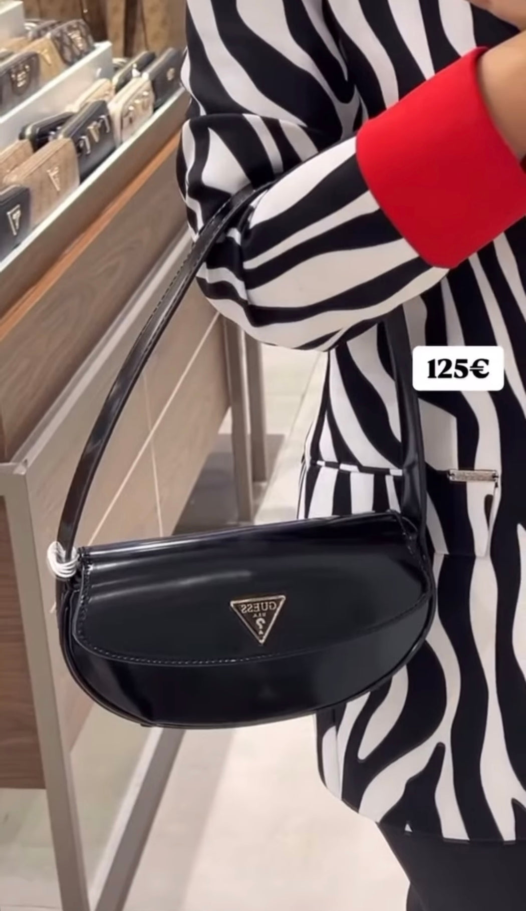 Guess black arnela mini shoulder bag NG949678