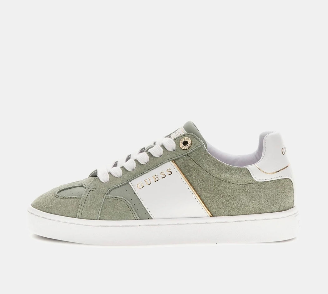 Guess green trainers FLJRO6SUe12