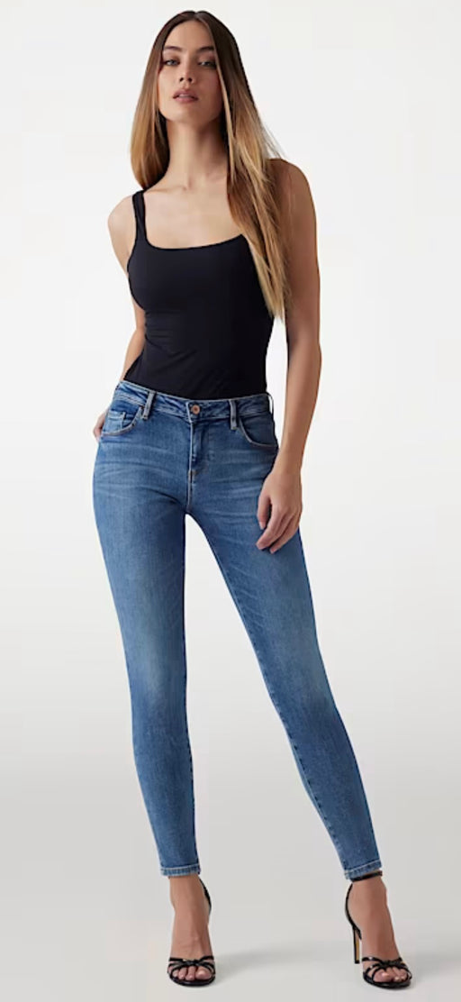 Guess Annette W2YA99D4Q02 skinny mid waist jeans