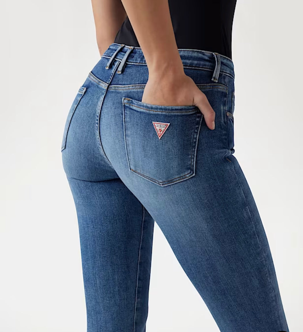 Guess Annette W2YA99D4Q02 skinny mid waist jeans