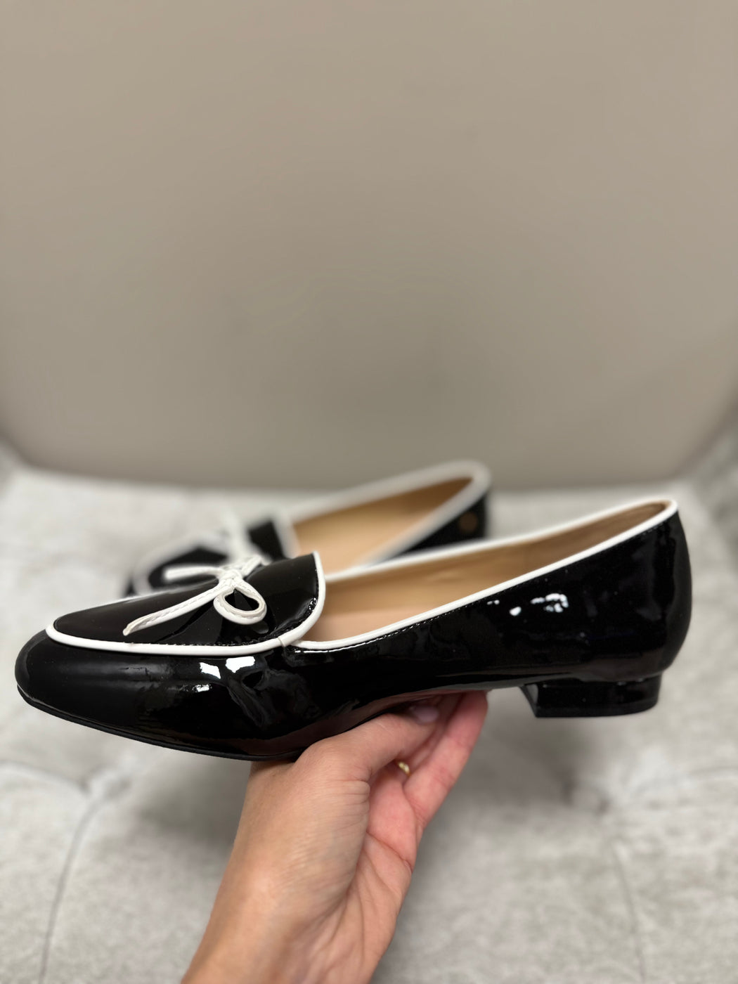 Flitton schwarz shine loafer