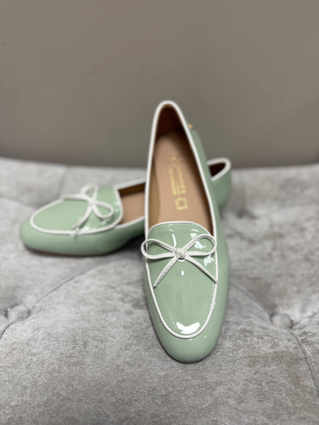 Flitton mint shine loafer