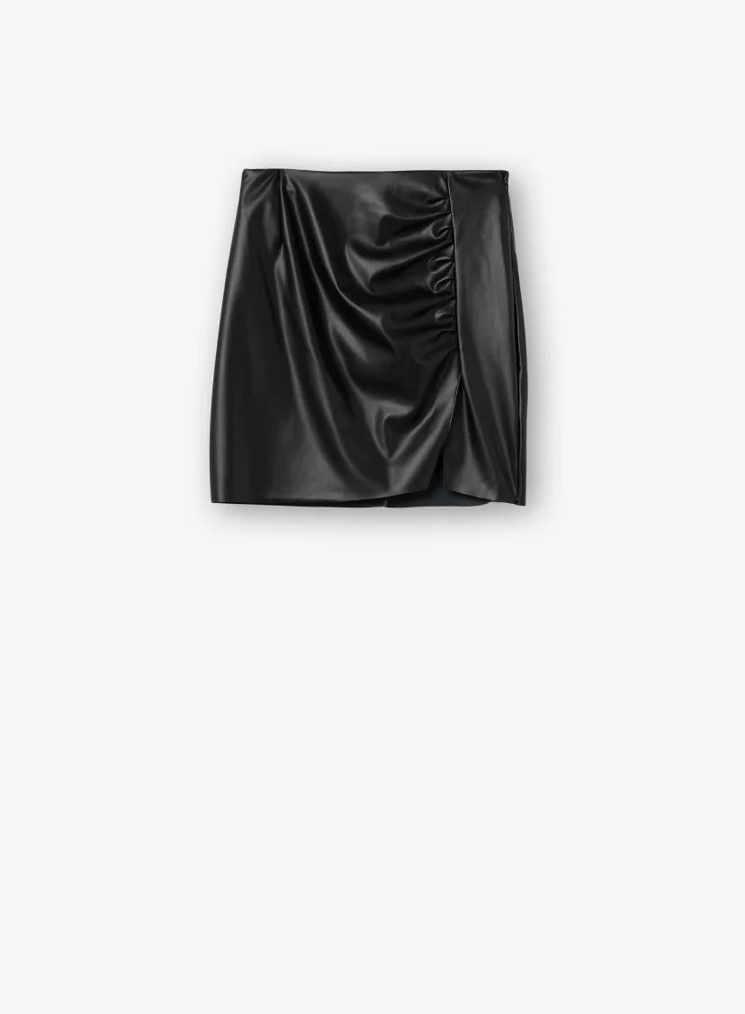 Mars faux leather skirt