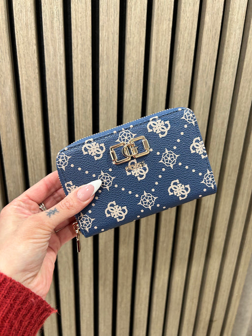 Guess Navy Logo EMELIE Wallet. GP9928140
