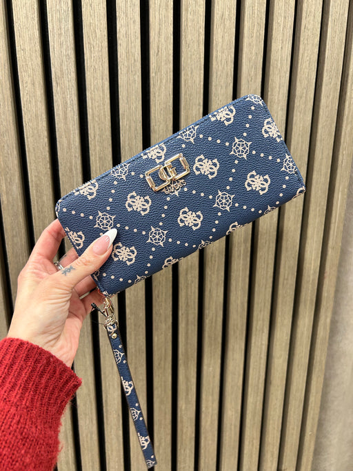 Guess Navy Logo EMELIE Wallet. GP9928146