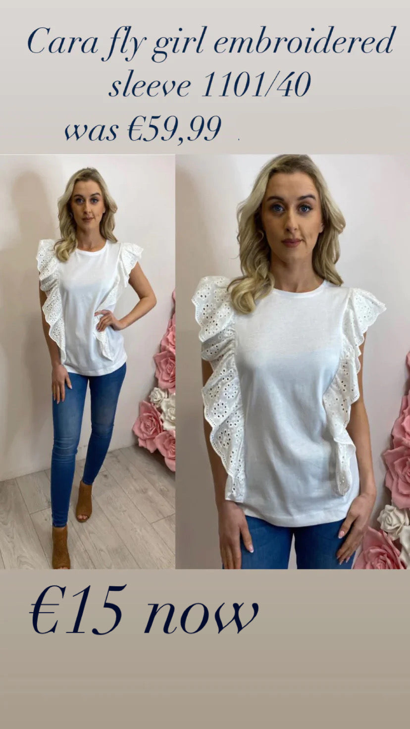 Cara sale fly girl embroidered sleeve 1101/40