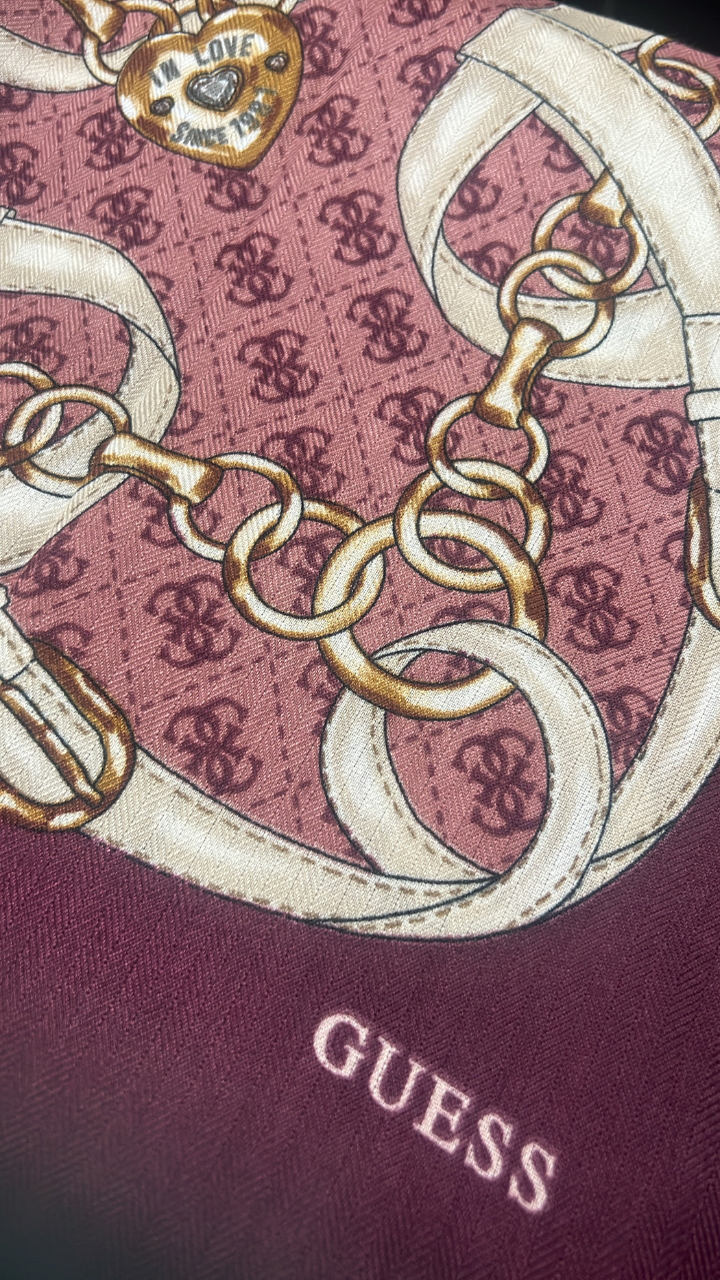Guess Kefiah wine  AW5412POL03-wine