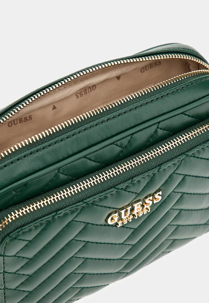 Guess forest green anning shoulder bag QG950814