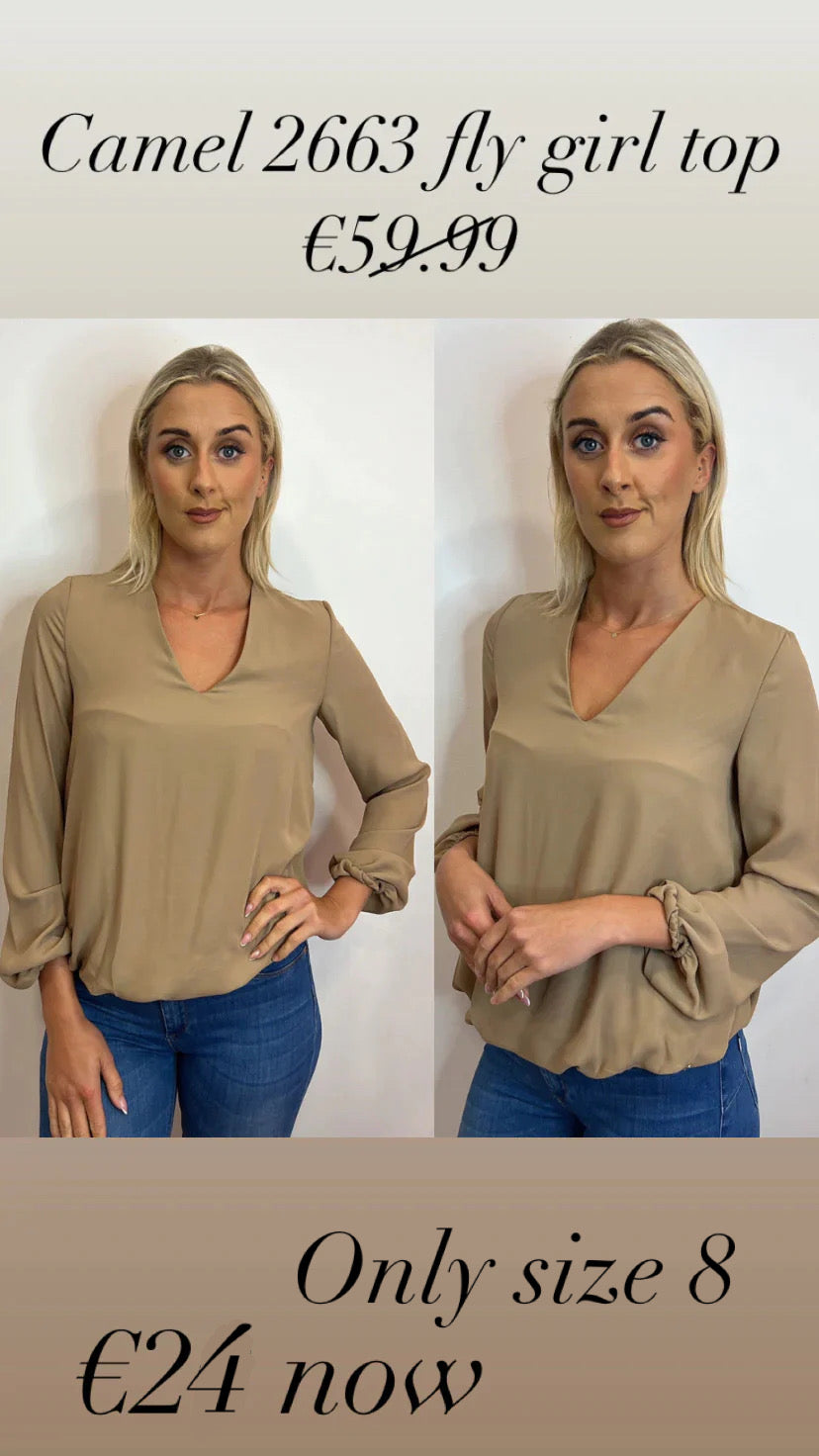 Camel 2663 fly girl top