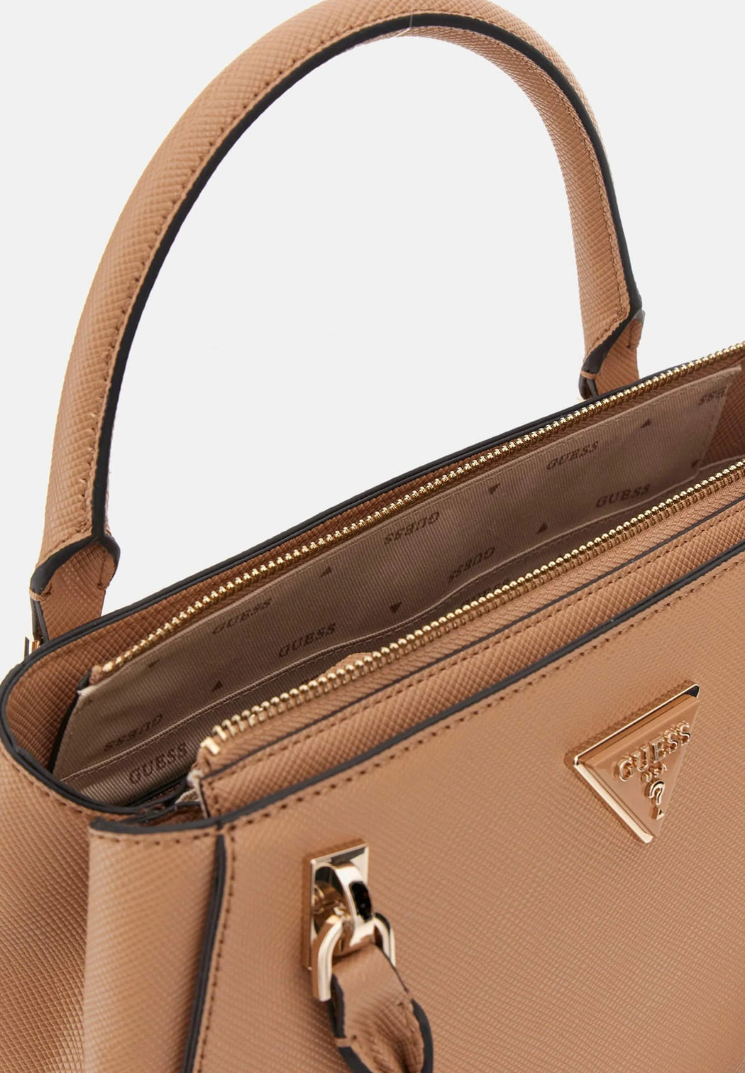 Guess beige noelle satchel bag ZG787907