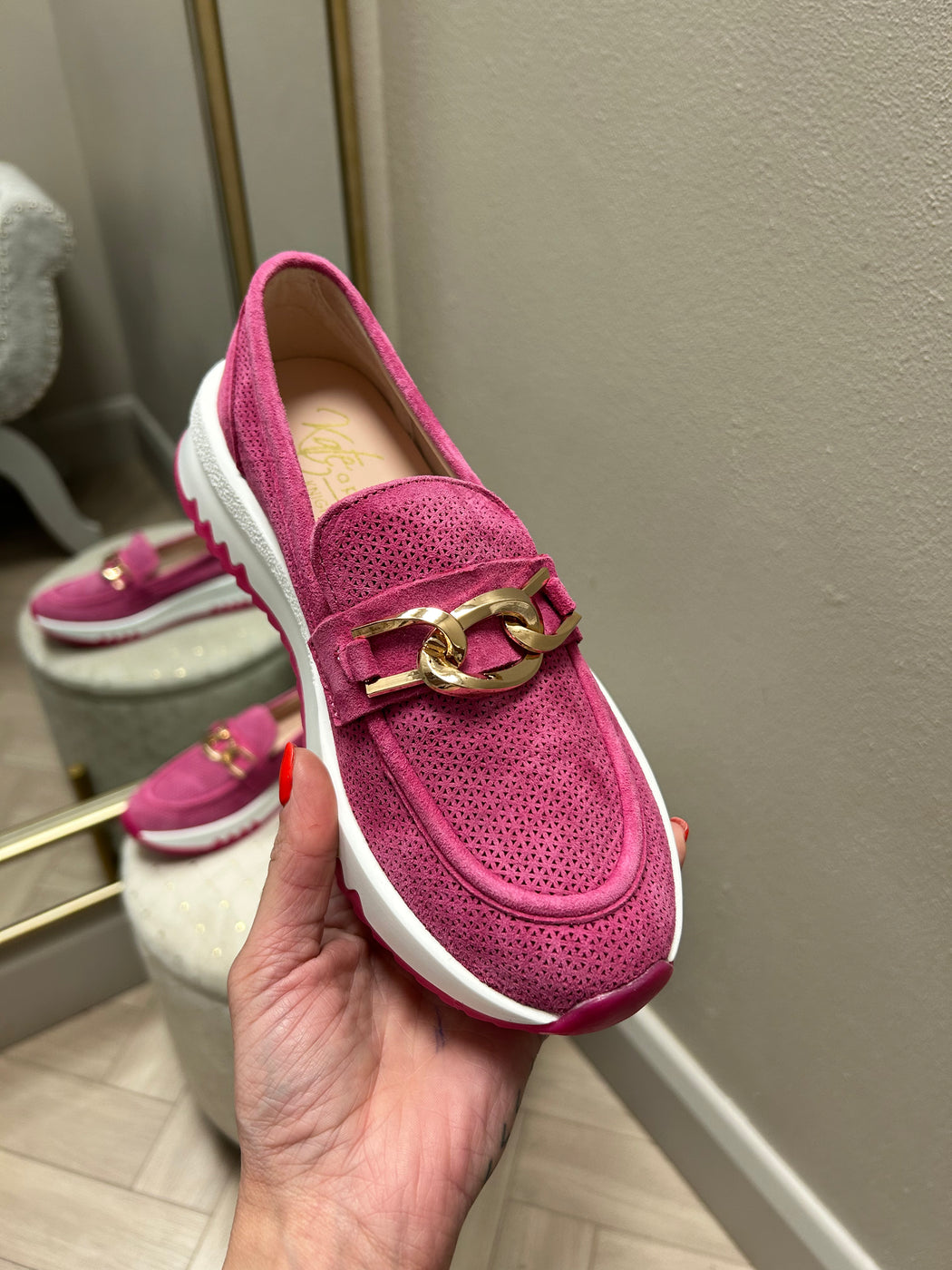 Sawston Magenta Loafer