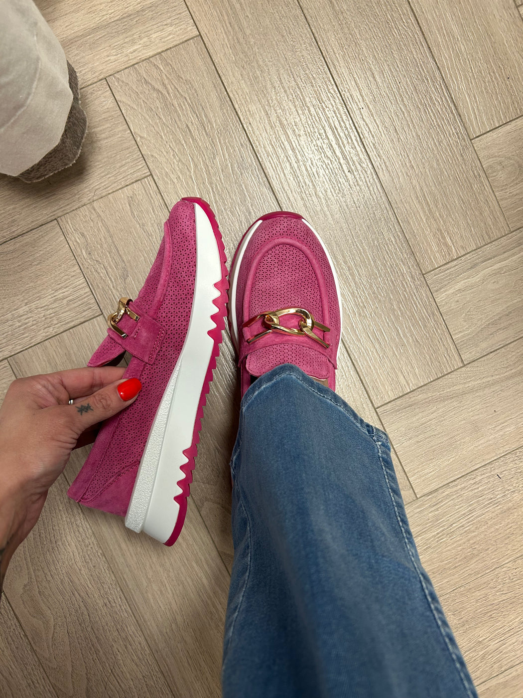 Sawston Magenta Loafer