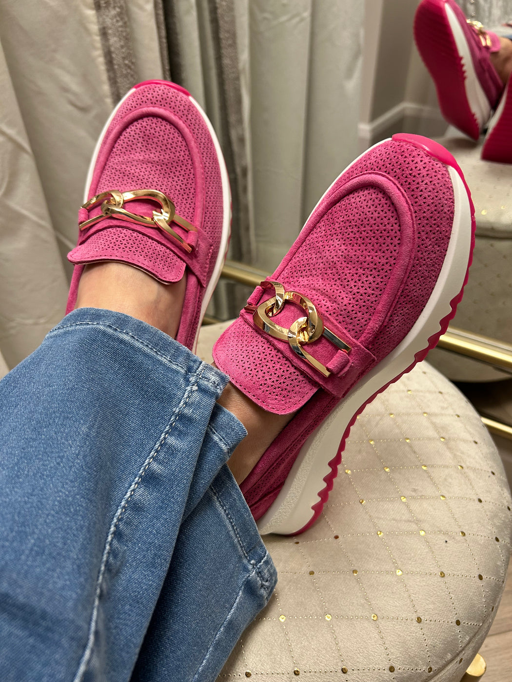 Sawston Magenta Loafer