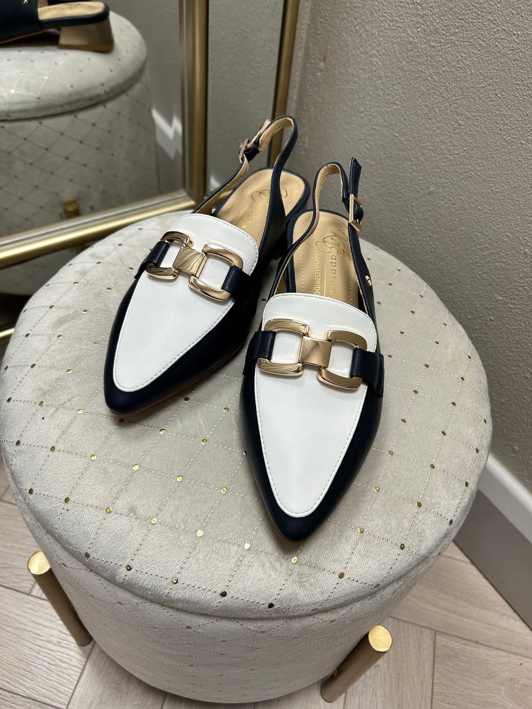 Garford sapphire slingback