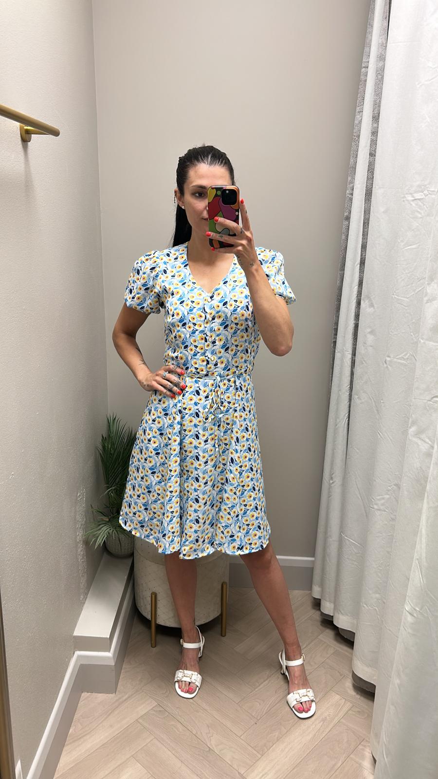 Gemma Dress Blue