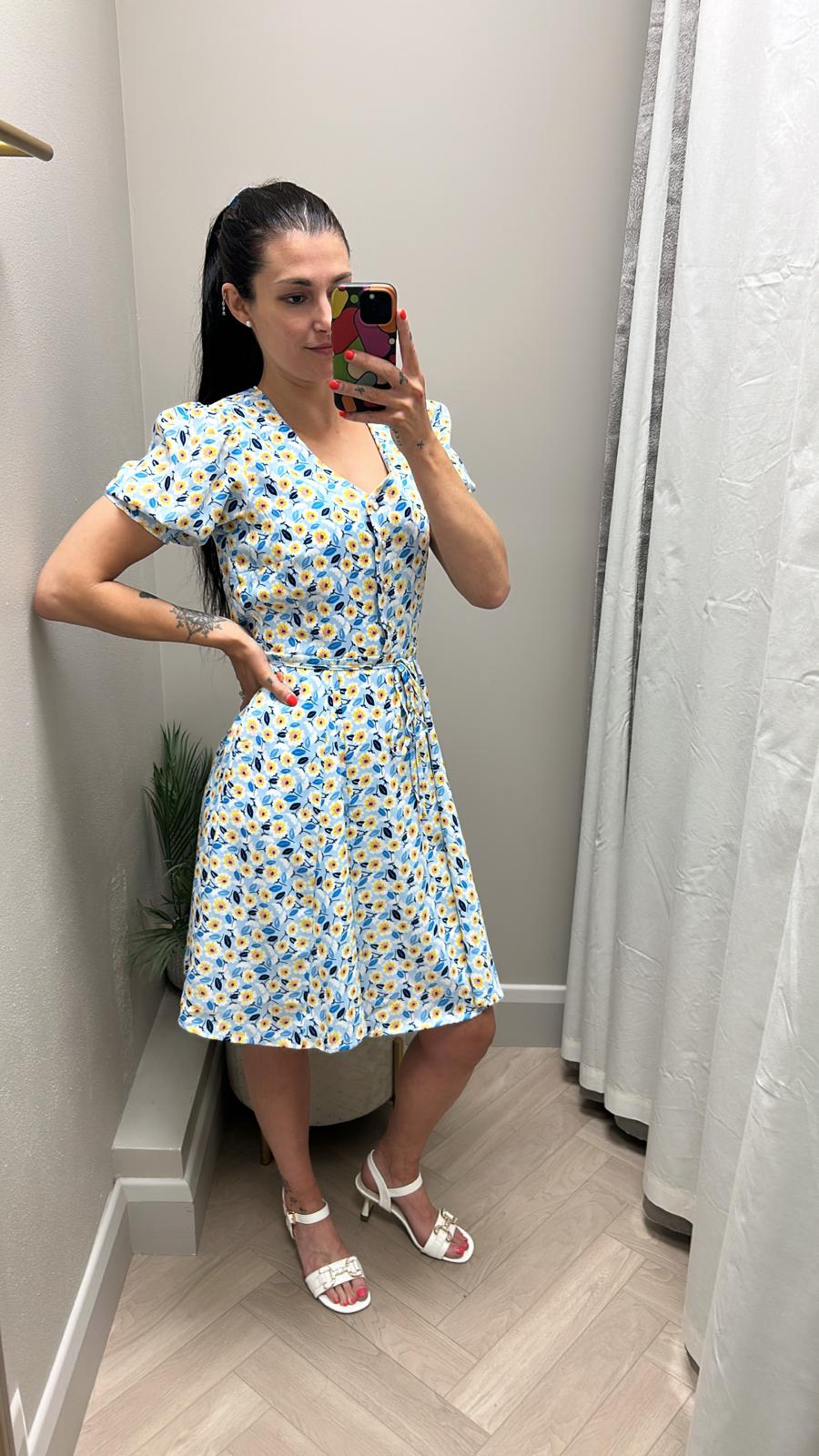 Gemma Dress Blue