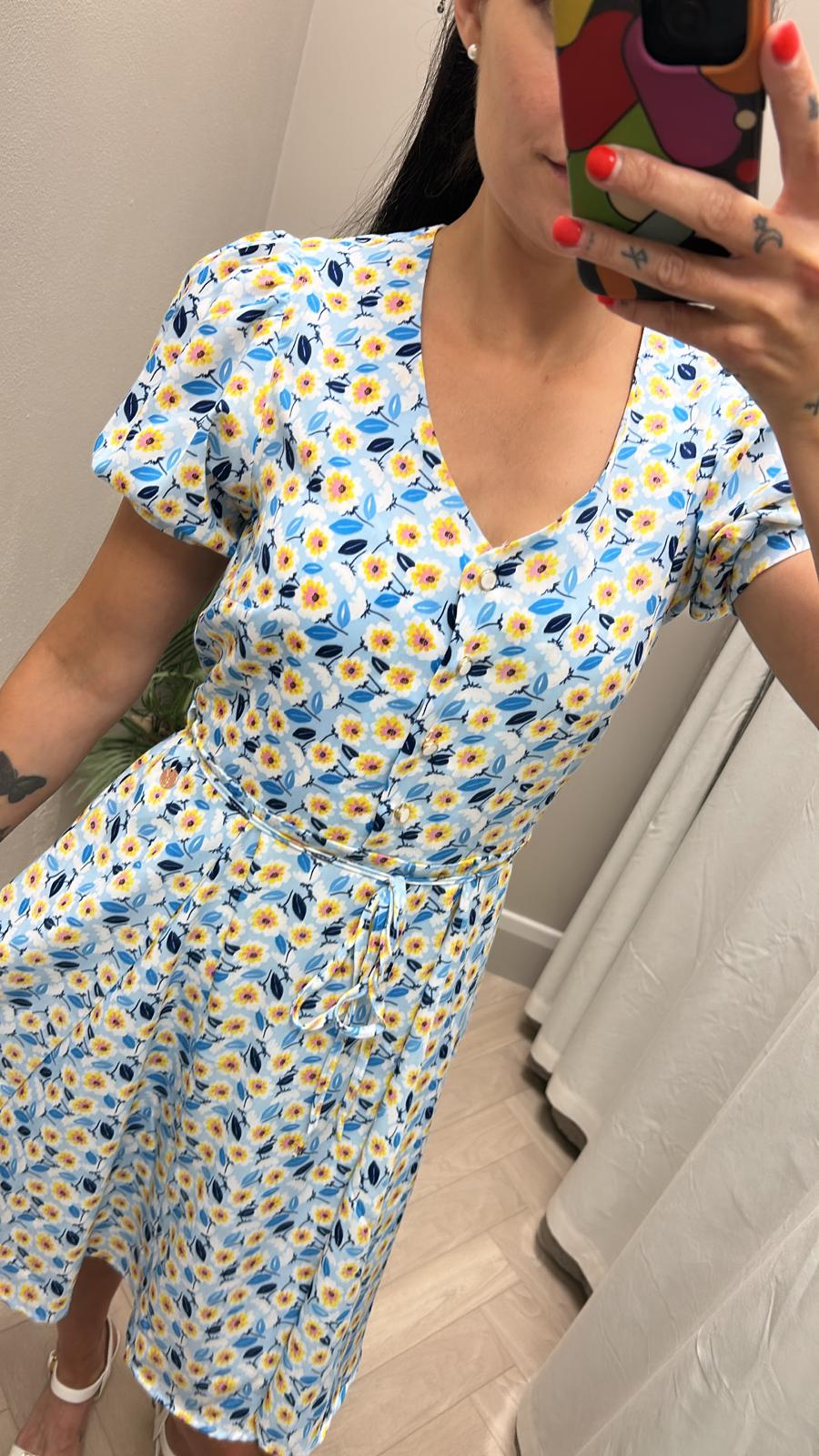 Gemma Dress Blue