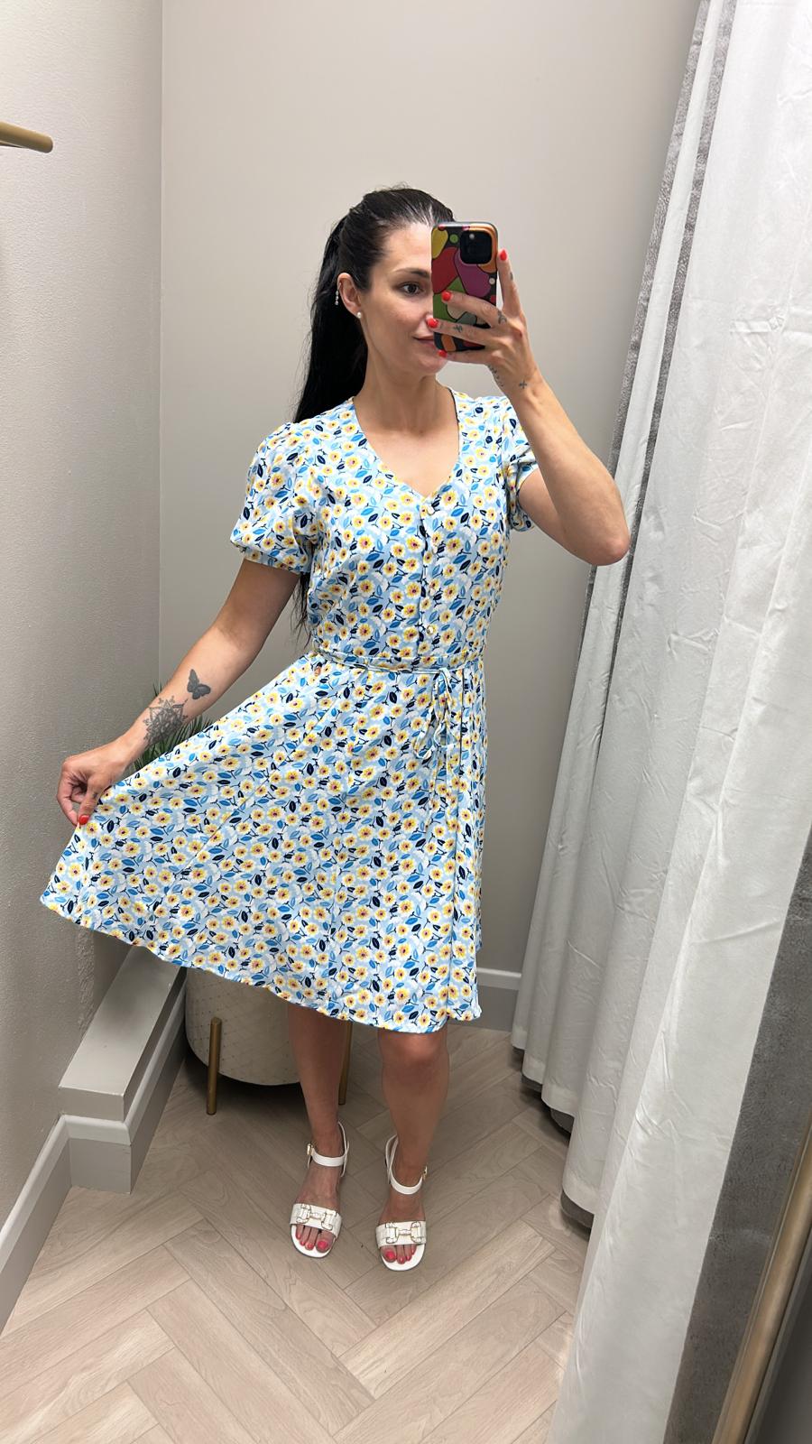 Gemma Dress Blue