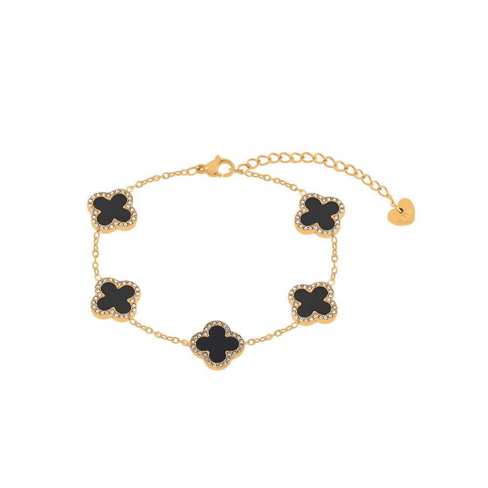 ESTELLA BLACK RESIN BRACELET
