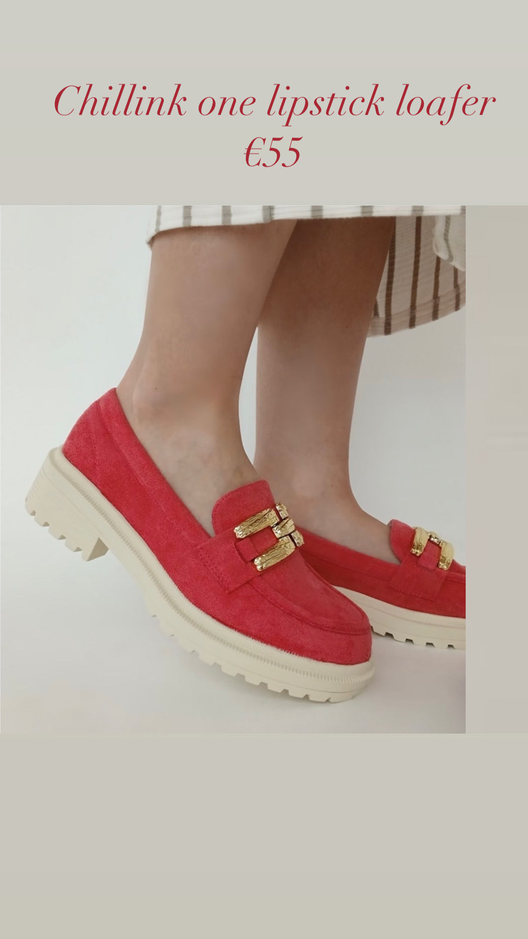 Chillink one lipstick loafer