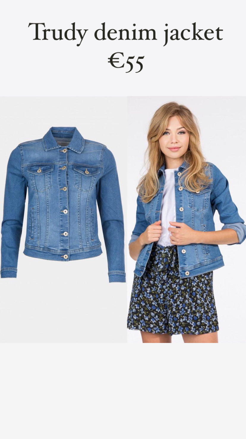 Trudy blue denim jacket