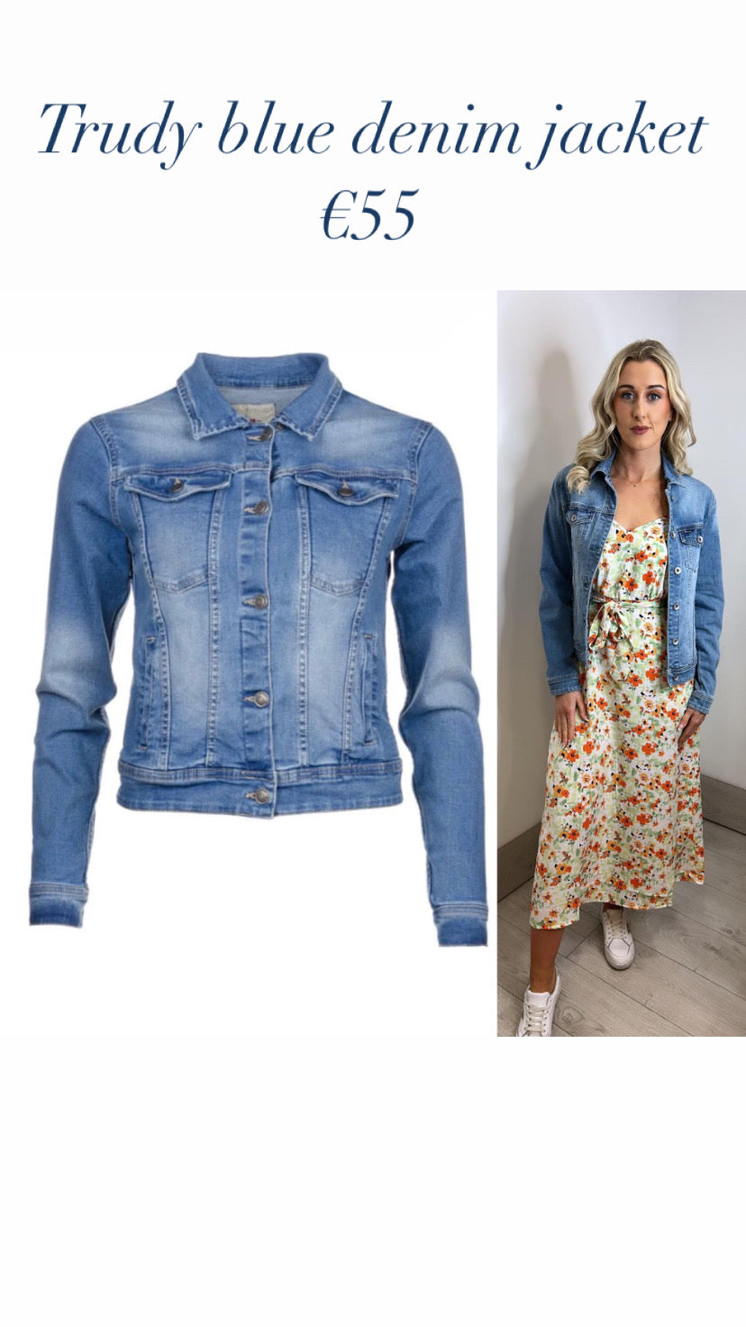 Trudy blue denim jacket