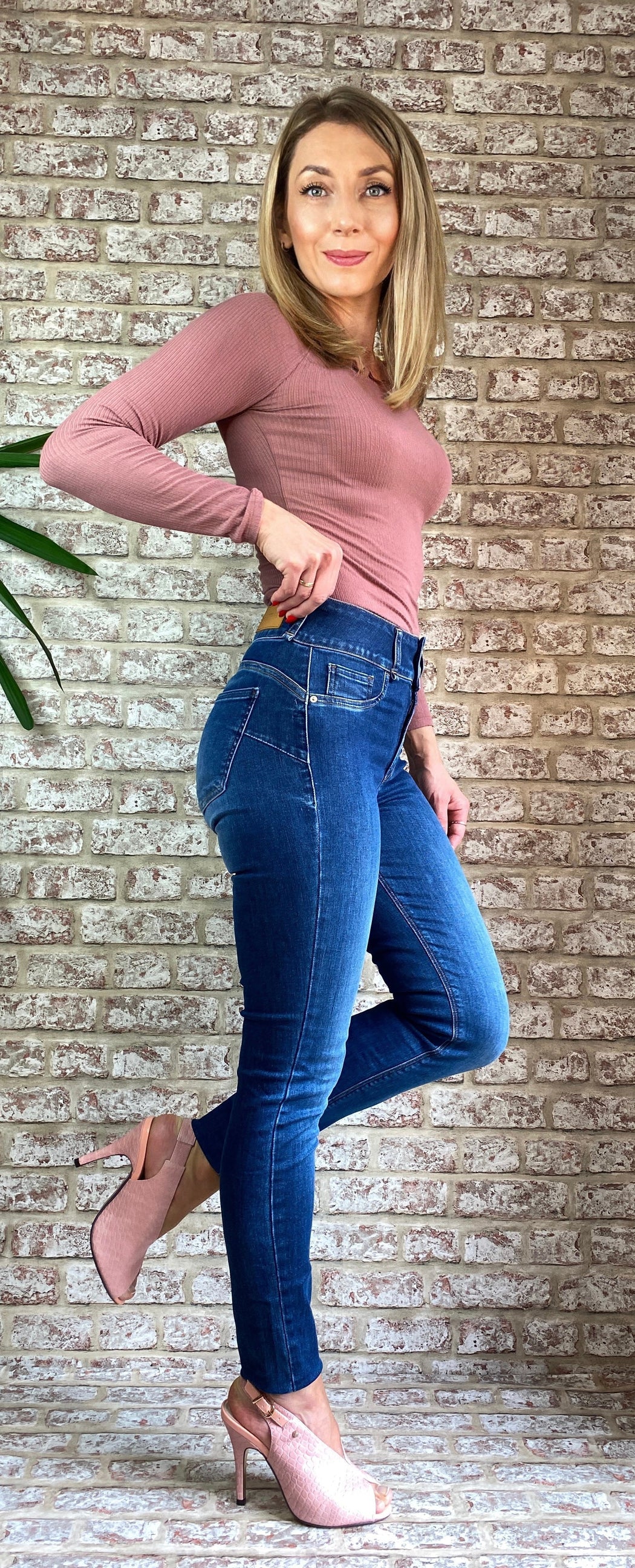 One size blue denim double comfort 10022622