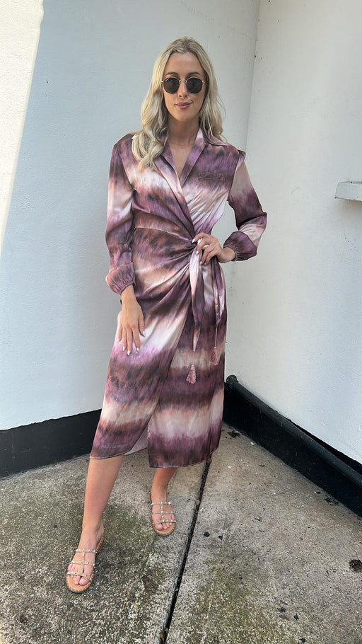 Aitos pia b wrap dress