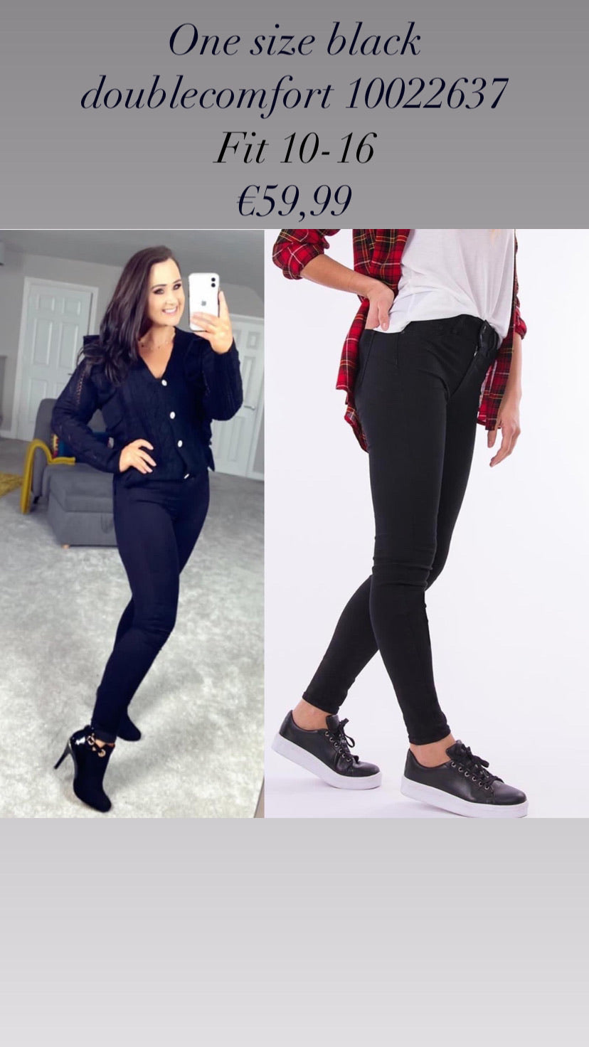 One size black double comfort 10022637