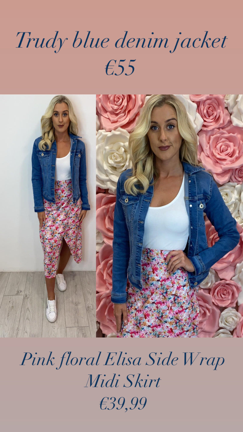 Trudy blue denim jacket