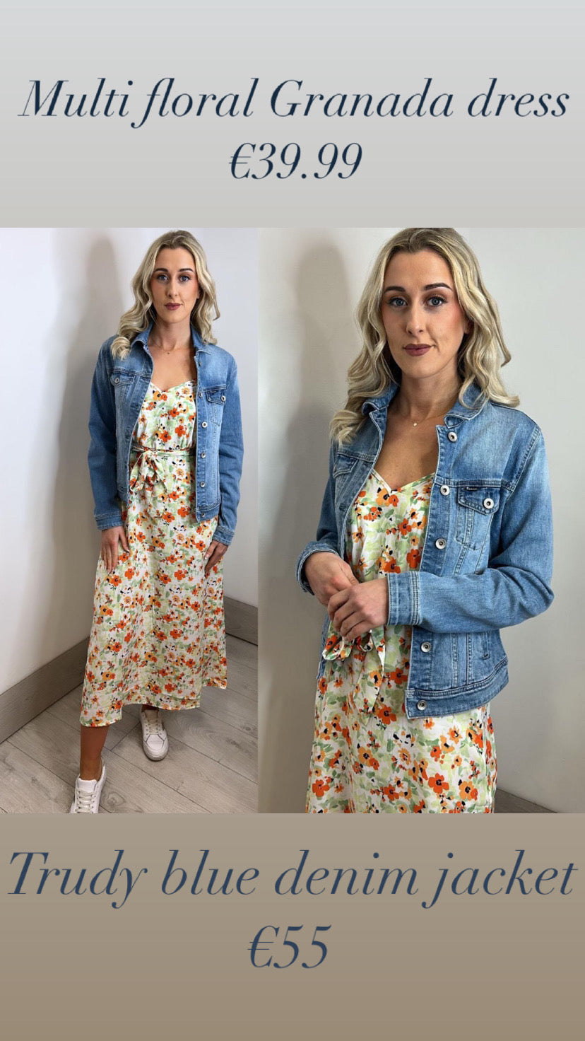 Trudy blue denim jacket