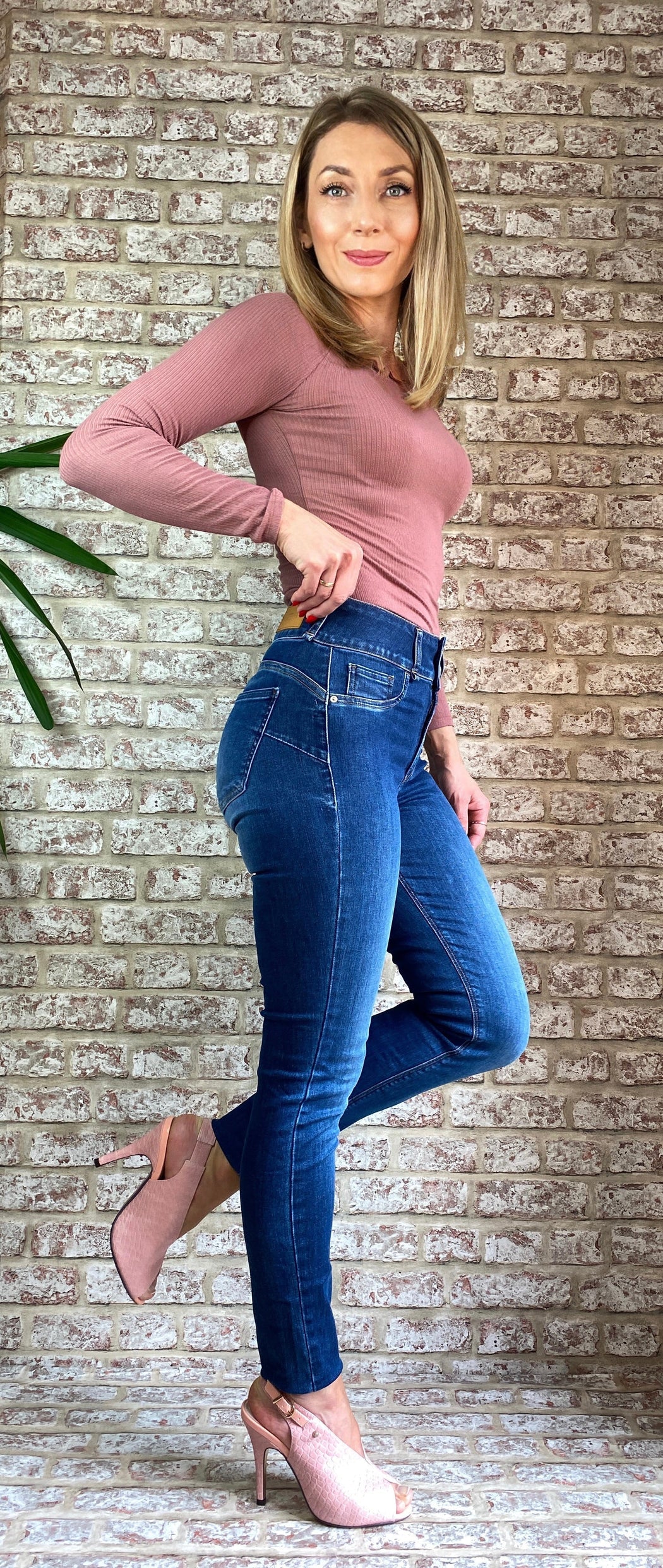 One size blue denim double comfort 10022622