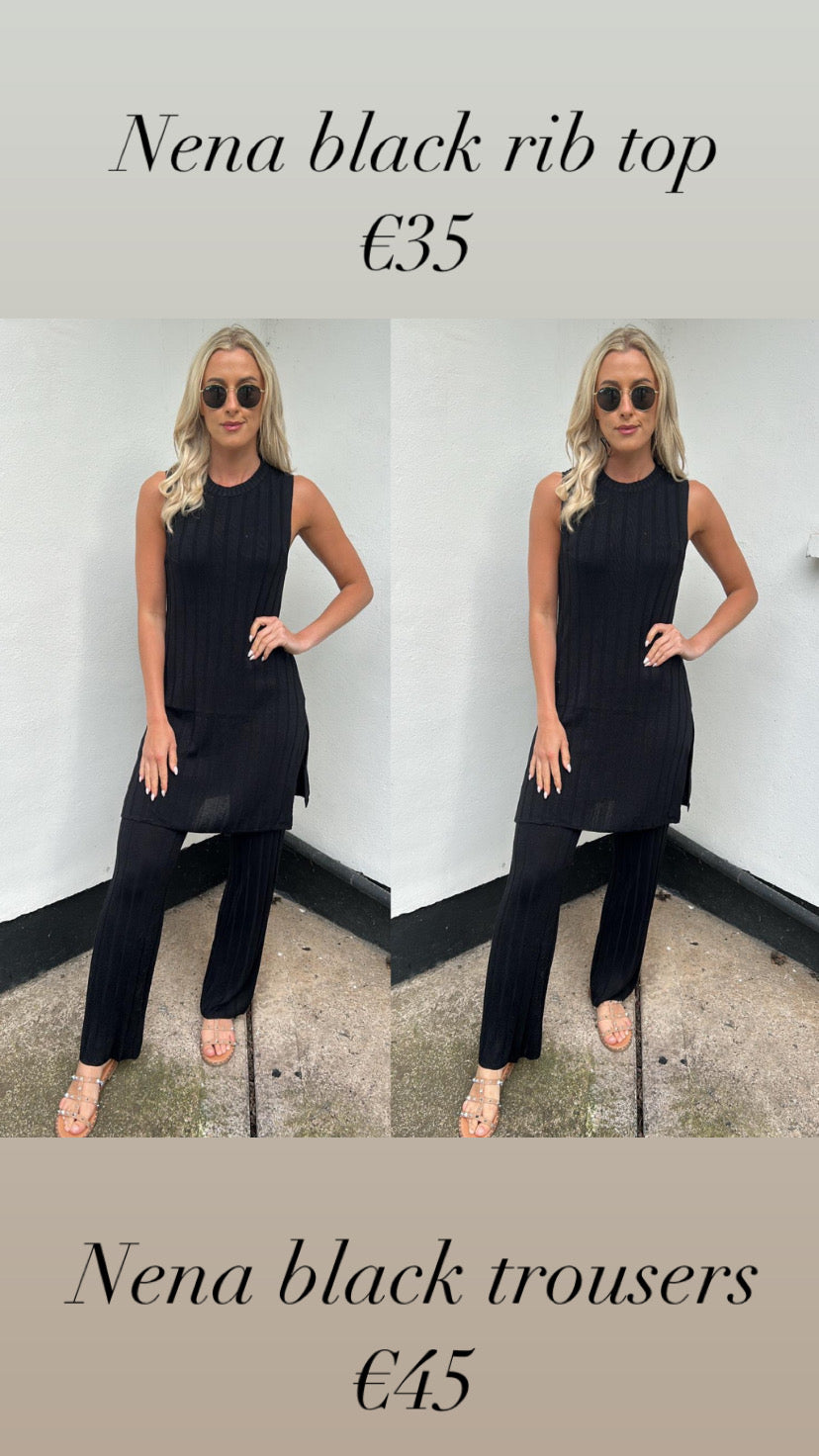 Nena black trousers