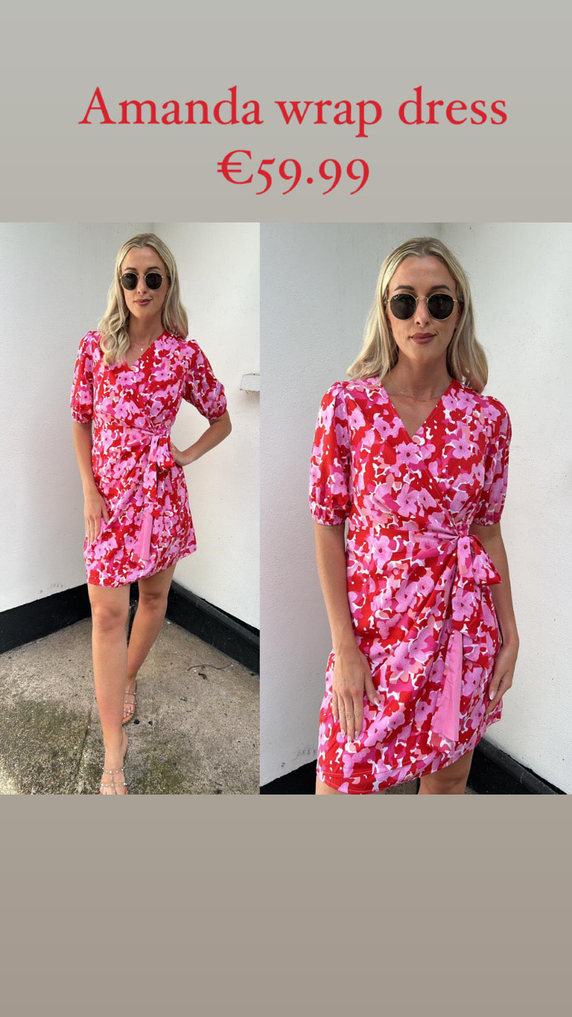 Amanda wrap dress