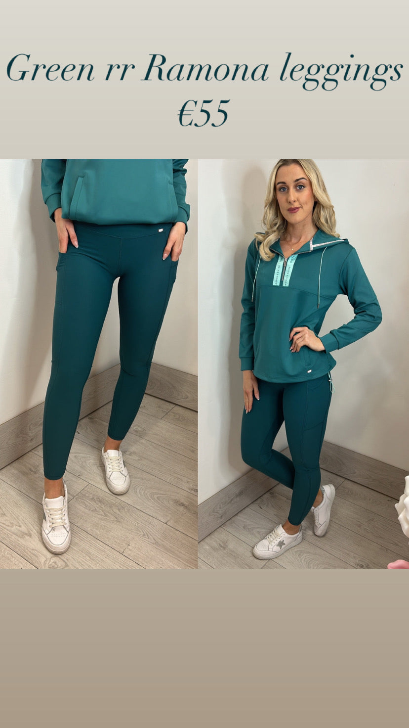 Green rr Ramona leggings