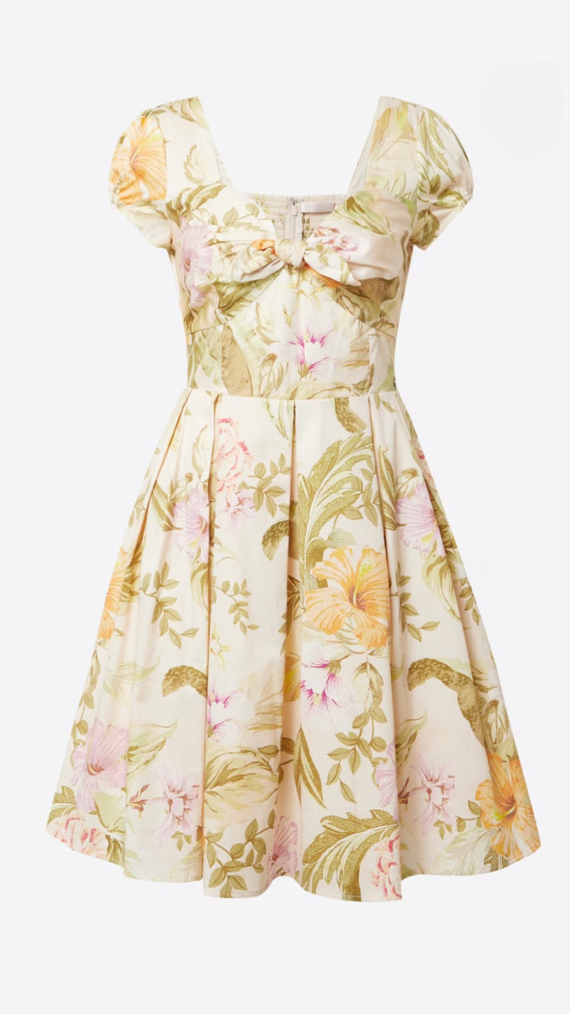 Floral karida Guess sweetheart dress