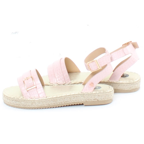 Pink camelia sandle