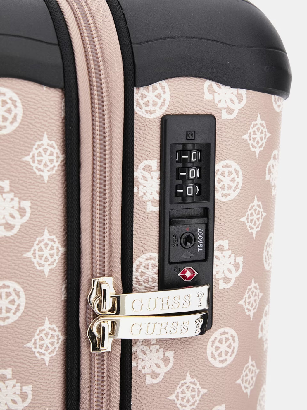 BEIGE WHITE WILDER 4G PEONY CABIN SIZE LOGO TROLLEY