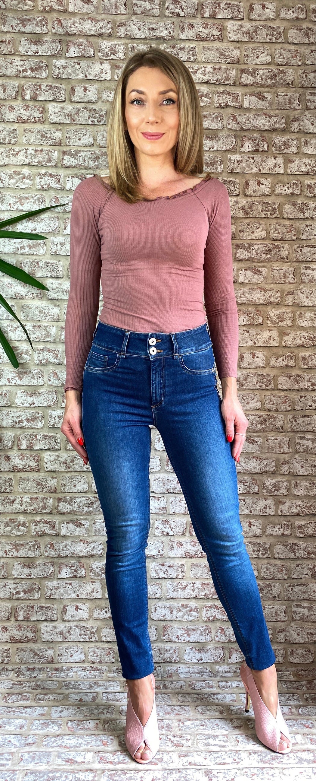 One size blue denim double comfort 10022622