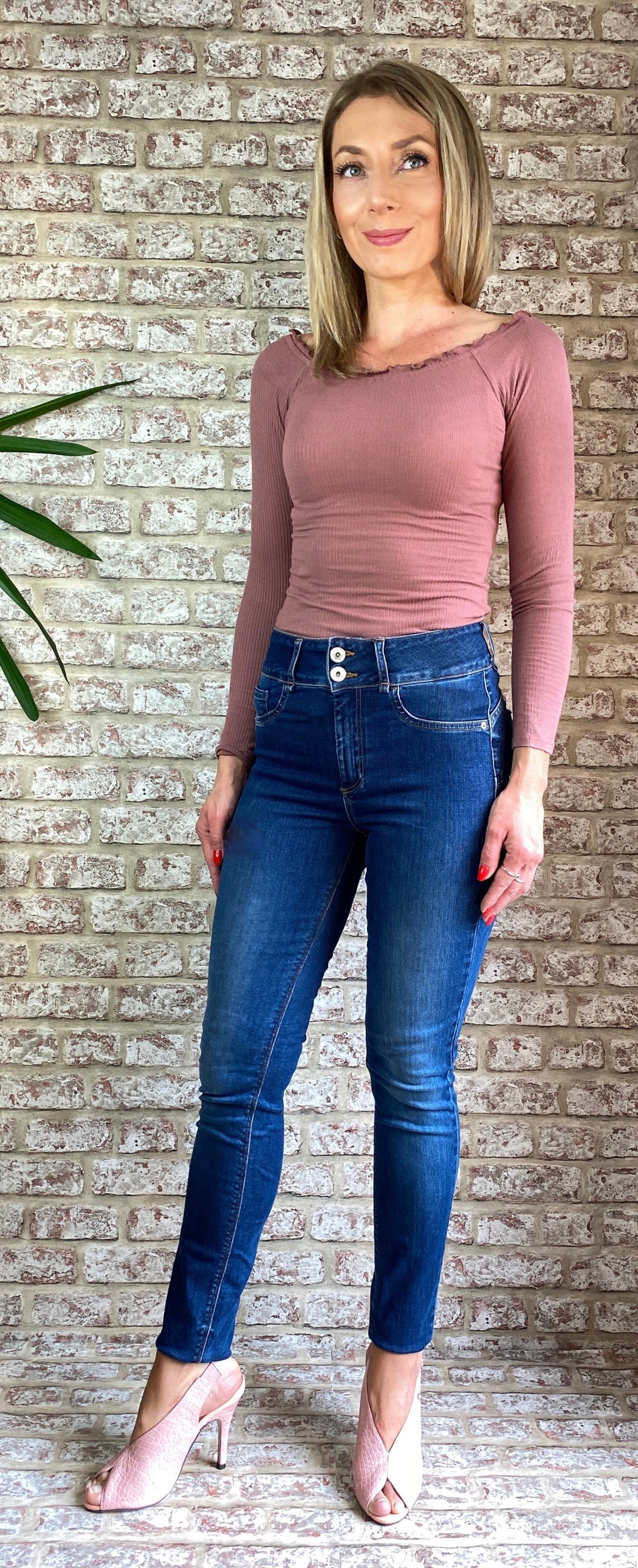 One size blue denim double comfort 10022622