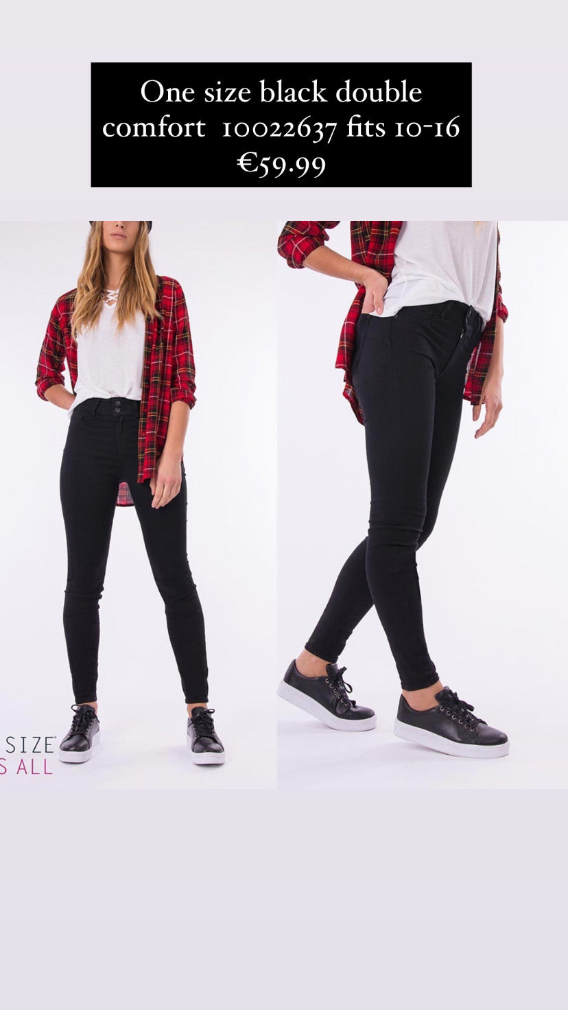 One size black double comfort 10022637