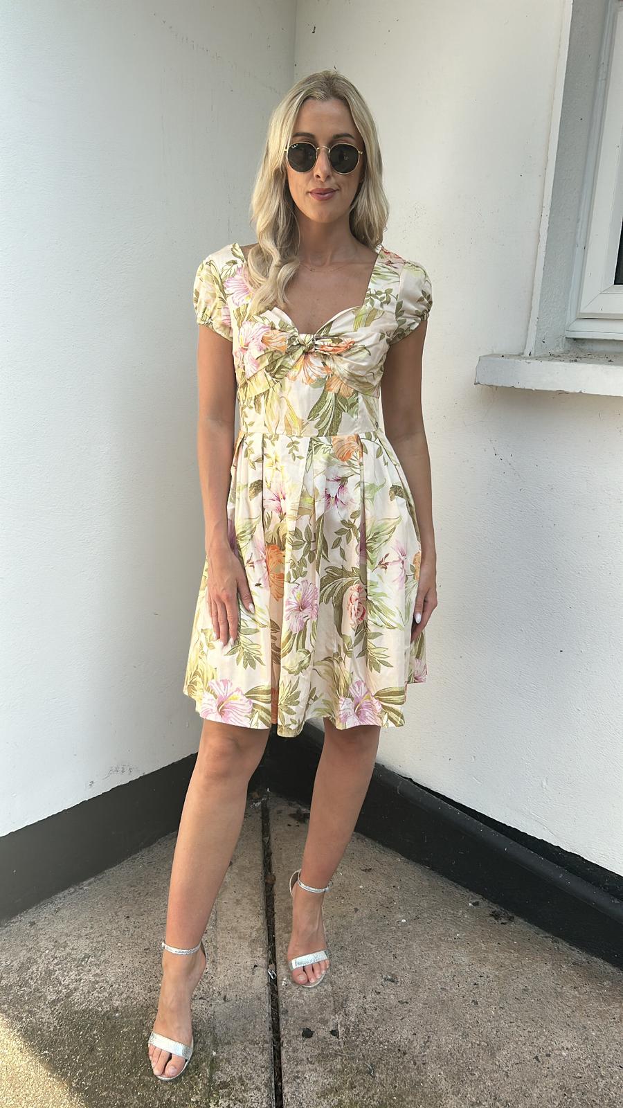 Floral karida Guess sweetheart dress