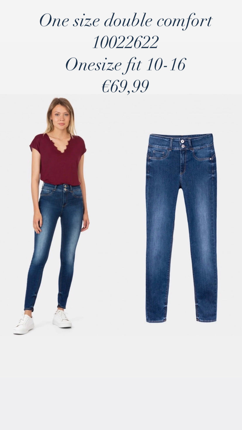 One size blue denim double comfort 10022622