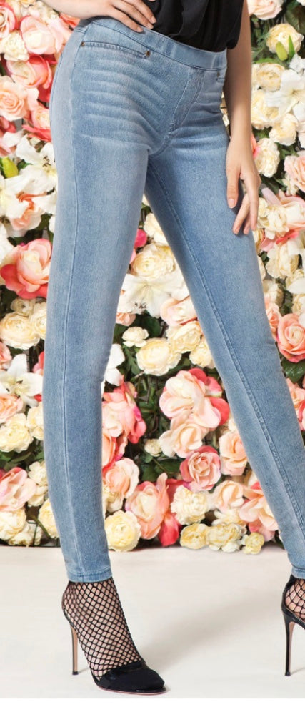 STRETCH DENIM JEGGINGS